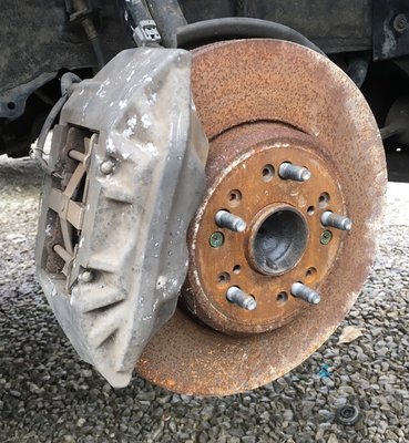 LS400 caliper rotor disc