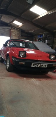 Track day tr7 3.9 efi. Now my donor car